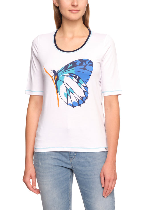 T-Shirt mit Schmetterlingsmotiv