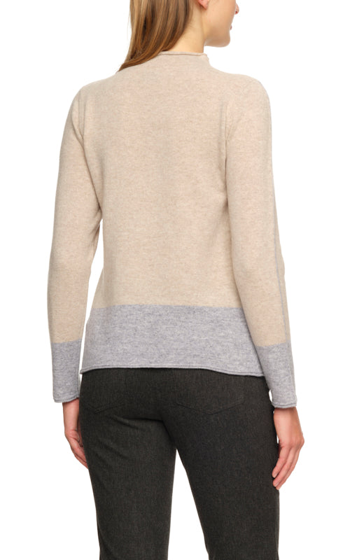 trendiger Pullover mit Kettstichdetails