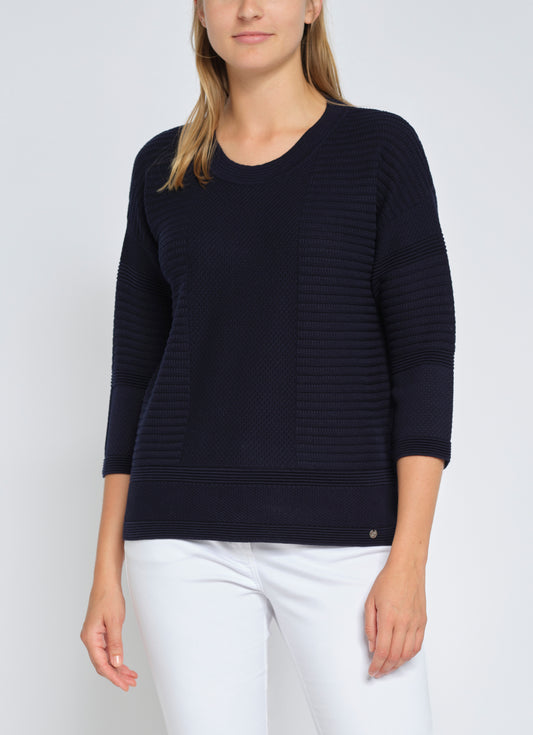 Pullover mit Wellenoptik