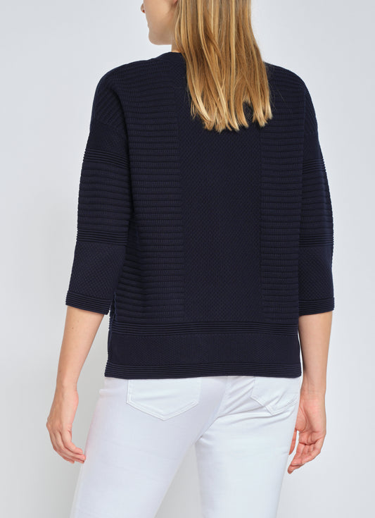 Pullover mit Wellenoptik