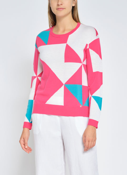 leichter Pullover mit Muster