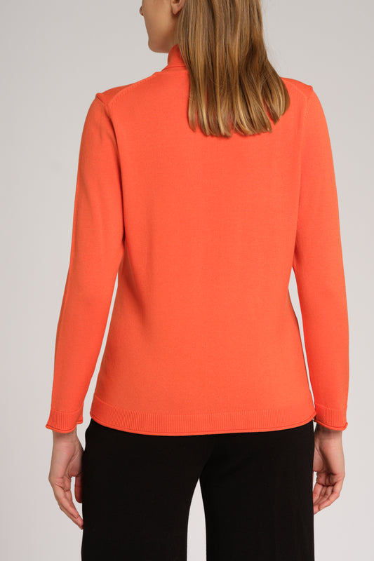Basic Pullover mit locker sitzendem Rollkragen