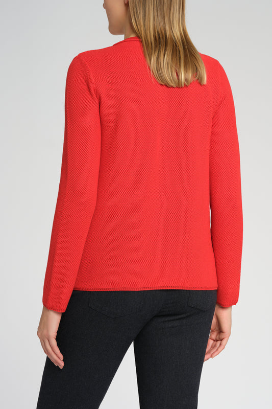 Pullover mit Strukturmuster