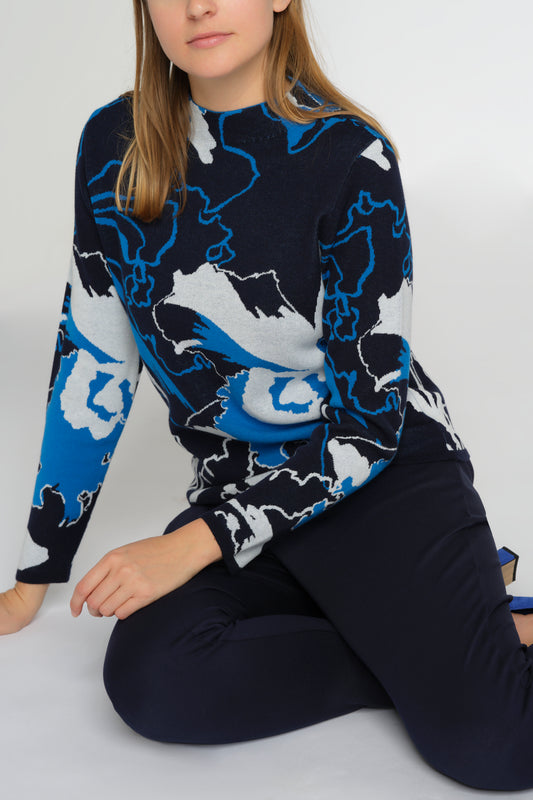 Jacquard-Pullover