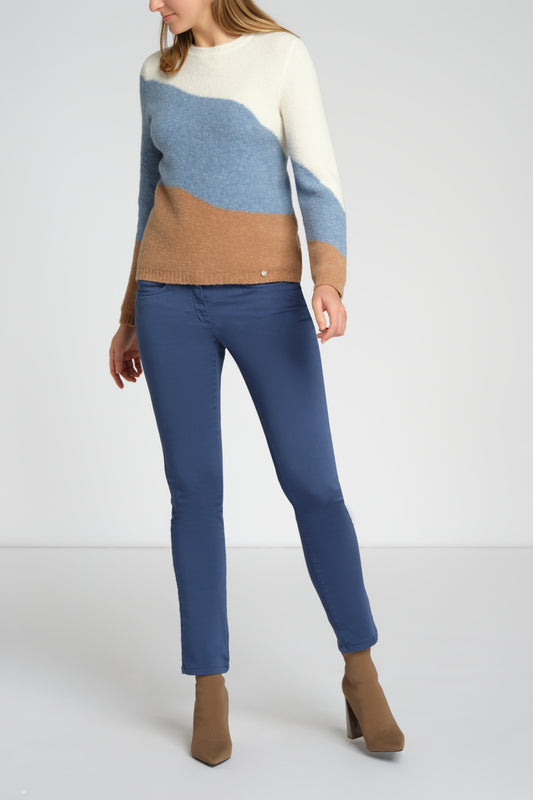 Pullover mit Intarsienmuster