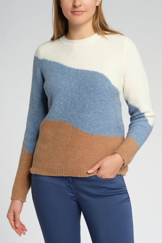 Pullover mit Intarsienmuster