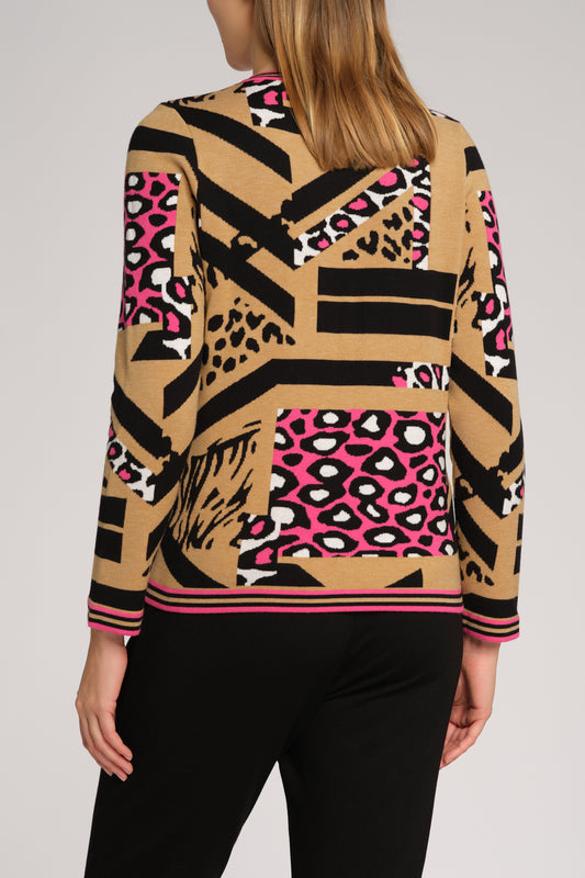 Jacquard-Pullover