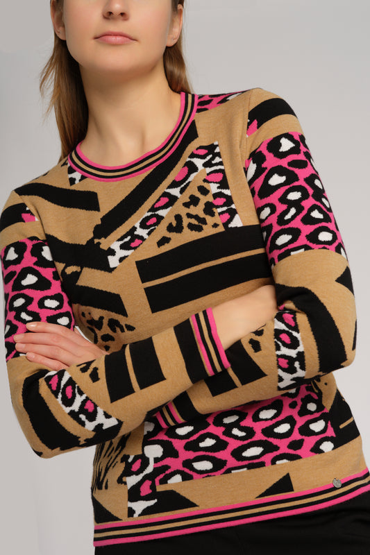 Jacquard-Pullover