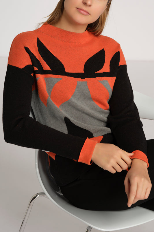 Jacquard-Pullover