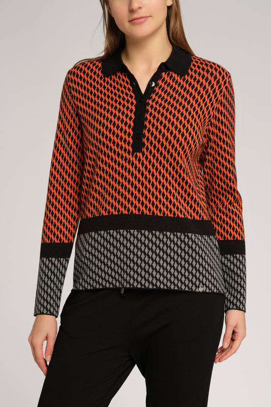 Jacquard-Pullover