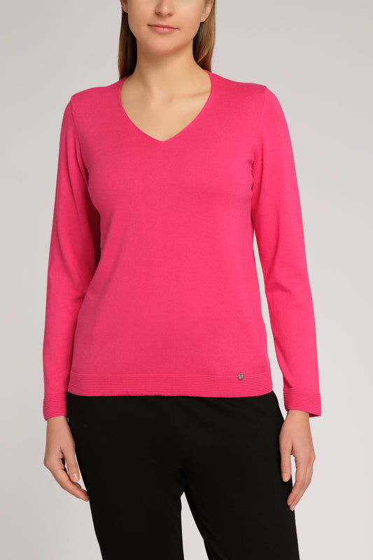 Pullover mit Wellenstruktur