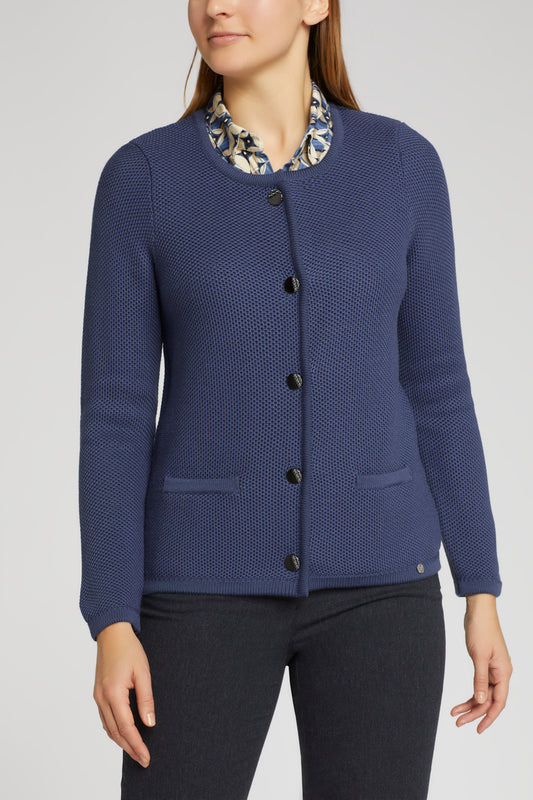 Jacke mit Strukturmuster