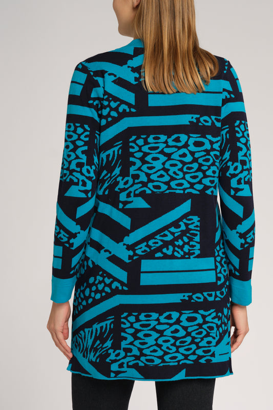 lange offene Jacke