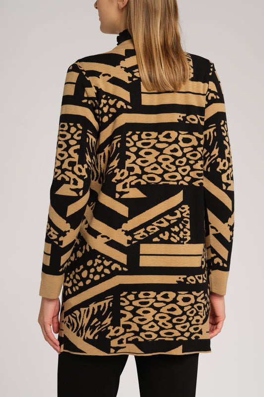 lange offene Jacke