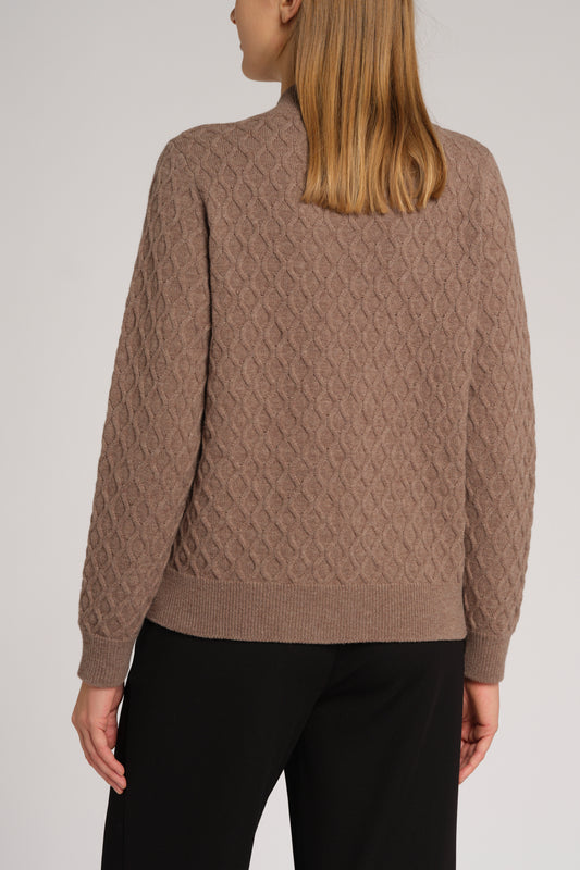 Basic Pulli mit V-Ausschnitt 100% Merinowolle