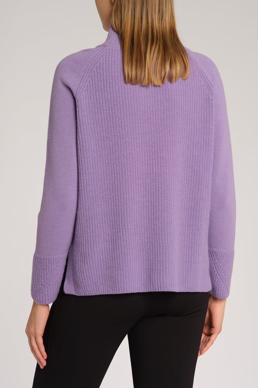 Pullover mit Stehkragen