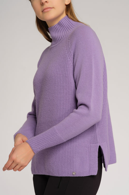 Pullover mit Stehkragen