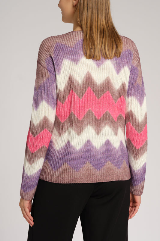 V-Neck Pulli meliert