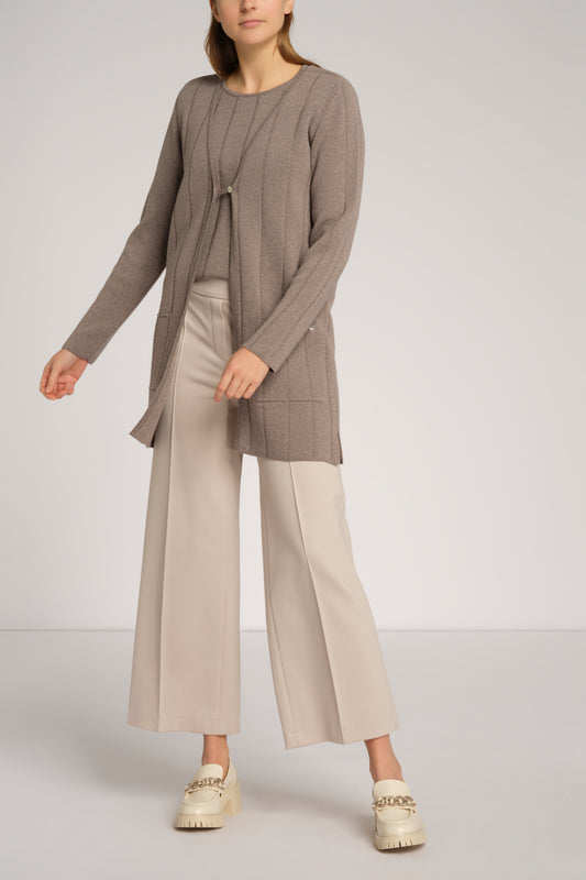 Lange Strickjacke
