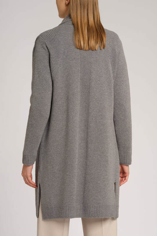 Strickjacke aus Cashmere und Merinowolle