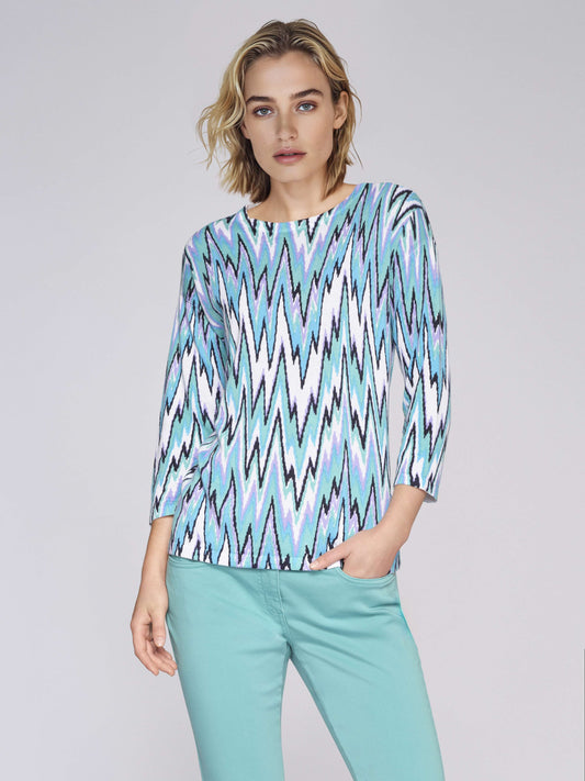 Pullover mit V-Ausschnitt