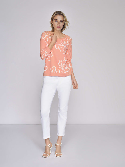 Pullover mit Tunneljacquard