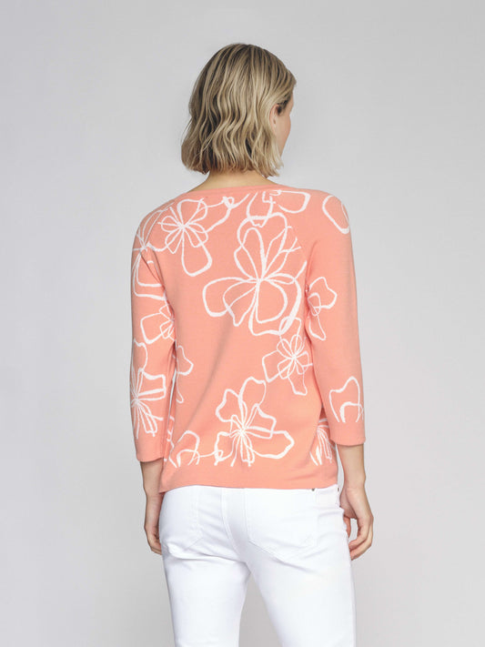 Pullover mit Tunneljacquard