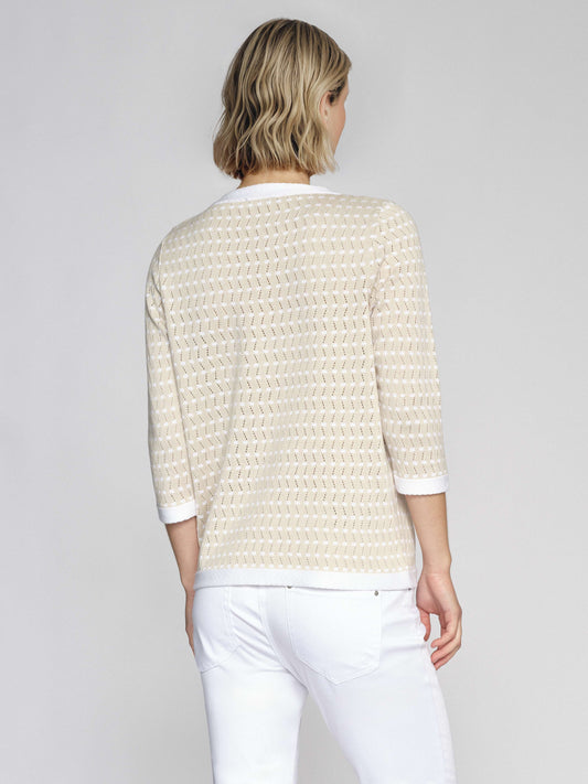 Struktur-Pullover