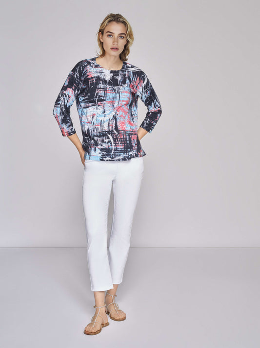 Pullover mit Rundhals-Ausschnitt