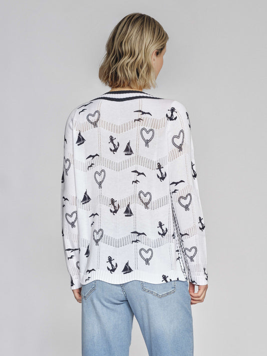 Pullover mit V-Ausschnitt