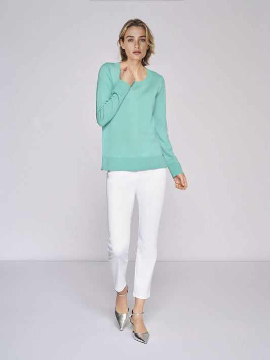 Pullover mit Wellenstruktur