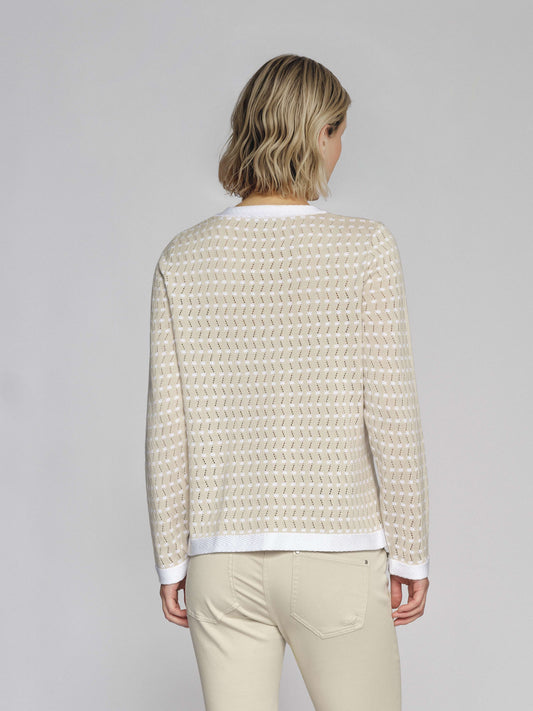 Jacke mit Strukturmuster