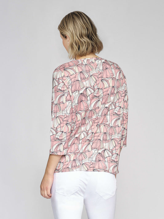 Jersey mit Allover-Druck