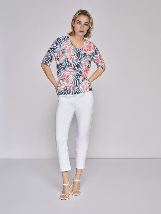 T-Shirt mit Allover-Druck