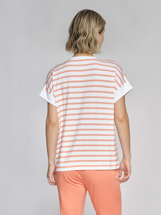 T-Shirt mit V-Ausschnitt