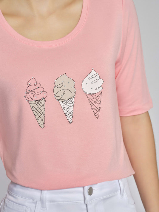 T-Shirt mit Motiv