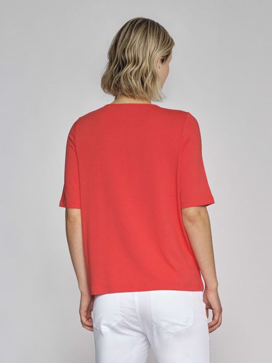 T-Shirt mit Glittermotiv