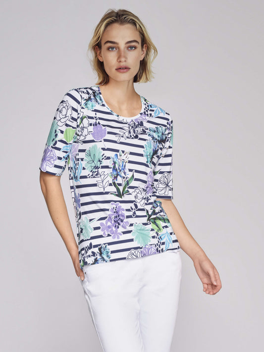 T-Shirt mit Alloverdruck