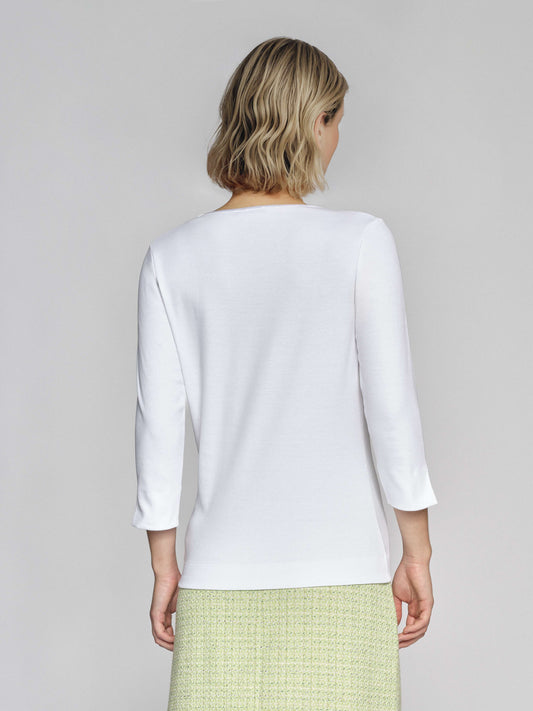 Shirt mit Rippenstruktur