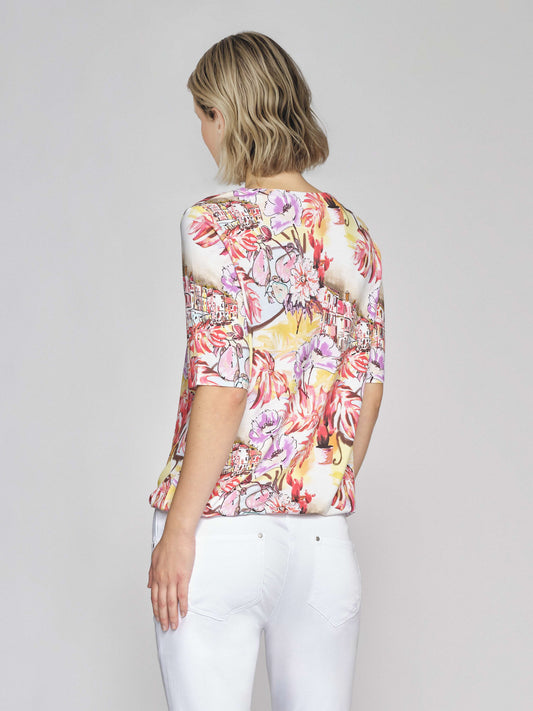 T-Shirt mit Alloverdruck