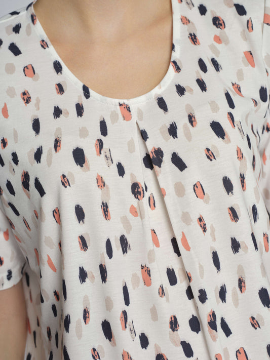 T-Shirt mit V-Ausschnitt