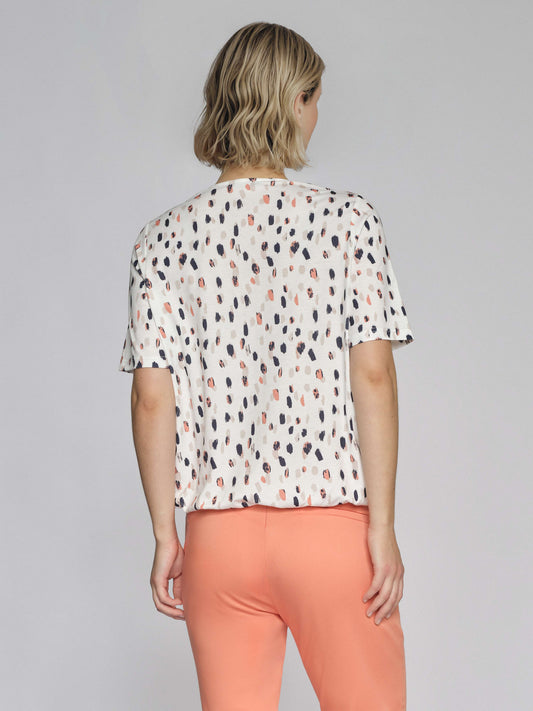 T-Shirt mit V-Ausschnitt