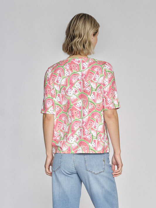 T-Shirt mit Alloverdruck