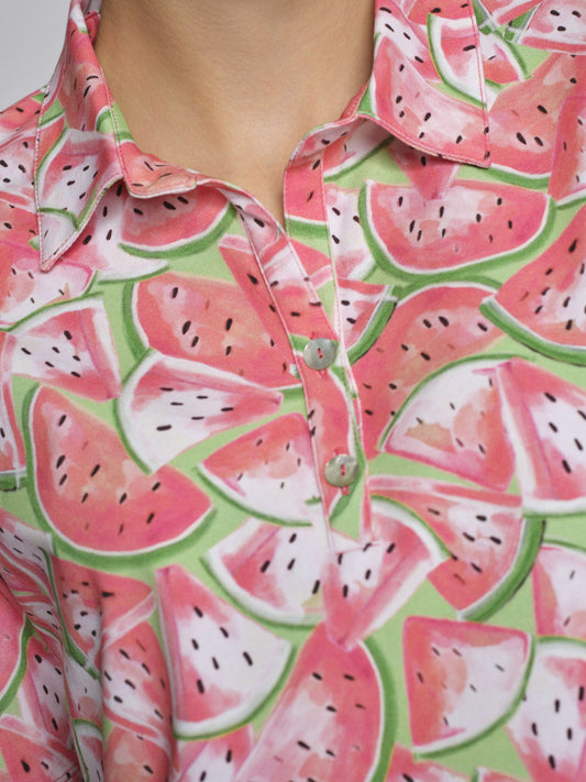 T-Shirt mit Alloverdruck