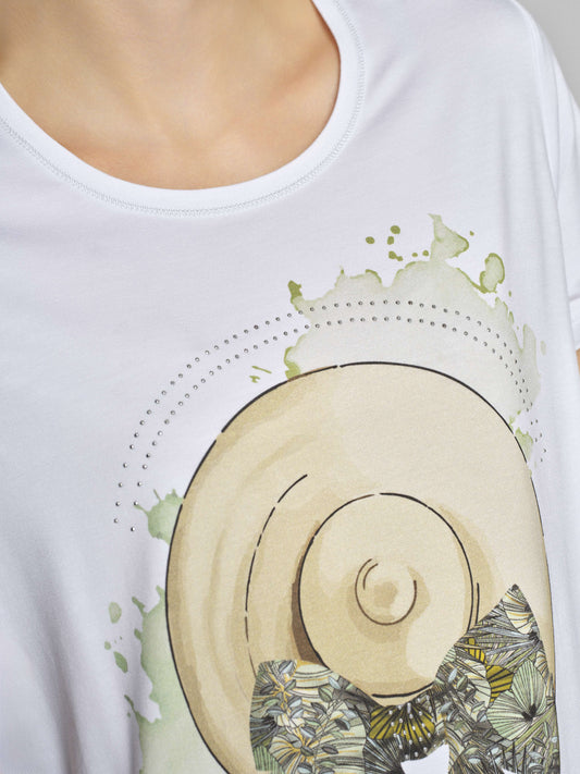 T-Shirt mit Motif