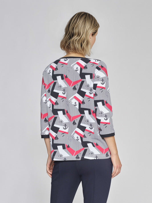 Shirt mit Alloverdruck
