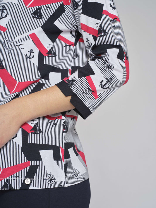 Shirt mit Alloverdruck