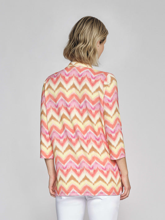 Bluse mit Alloverdruck