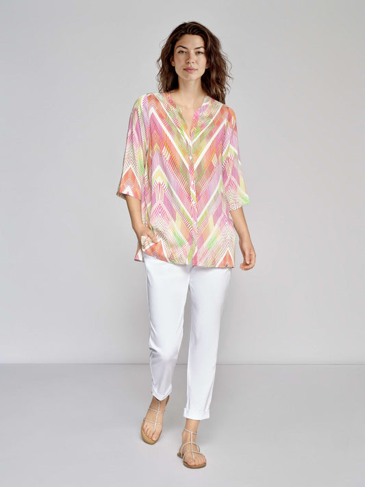 Bluse mit Muster