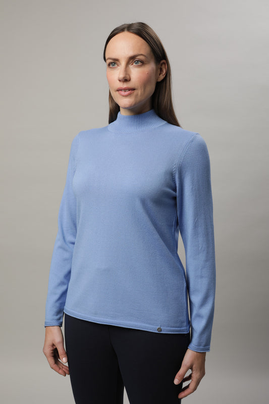 Pullover mit Stehkragen